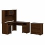 Bush Furniture Cabot 60"W L Shaped Computer Desk with Hutch and Lateral File Cabinet, Modern Walnut (CAB005MW)~#|#~75F901BD-91EC-4527-87B6A2EFBCD9BE15_sc7