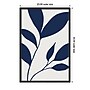 Amanti Art Modern Blue Botanical Abstract Print No 2 by The Creative Bunch Studio Wood Framed Wall Art Print, 23" x 33"~#|#~75FF59AA-22C1-49DE-B56BF91091B9F9C1_sc7
