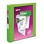 Avery 1" 3-Ring View Binders, Slant Ring, Bright Green (34153)~#|#~76000CFF-1460-48FE-8AD411BC1BD6F241_sc7