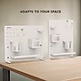 Mount-It! Clamp-On Pegboard Organizer with Accessories for Desks, White (MI-7302WHT)~#|#~760209F2-86D8-4D85-83D11172A1BE7E42_sc7