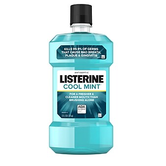 Listerine Cool Mint Antiseptic Mouthwash, 1.0 L (24489093)