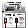 Plugable 3.3 ft. USB-C to USB-C Charging Cable, Male to Male, Black (USBC-CC1M)~#|#~7604515A-7AD8-4B7E-A4B09D65A487AB1A_sc7