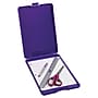 JAM Paper Plastic Storage Clipboard, Letter Size, Violet, 3/Pack (331CPBpux3KIT)~#|#~760689C1-7CE2-4680-9D5AAF714C5153D8_sc7
