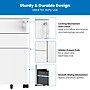 Mount-It! 3-Drawer Mobile File Cabinet, Letter/Legal Size, Lockable, 23.35"H x 11.81"W x 19.69"D, White (MI-944W)~#|#~76079823-7ED5-4224-ACE7CB3F6B4F2A8F_sc7