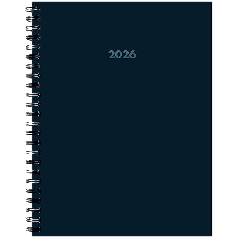 2026 Willow Creek 6.5" x  Weekly & Monthly Planner, Paperboard Cover, Basic Blue (57834) image 1
