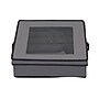 Household Essentials 69.1 Quart Storage Box with Lid, Fabric, Gray (52545-1)~#|#~76132293-F74F-4177-B864AC7DB7D03E97_sc7
