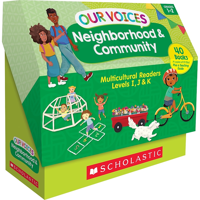 Scholastic Teaching Solutions Our Voices: Neighborhood & Community Multicultural Readers, 10 Books/Set (SC-9781338837216) image 1