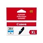 Canon 251XL Cyan High Yield Ink Cartridge (6449B001)~#|#~761CBAE8-C4B3-4373-A806561668AB663E_sc7