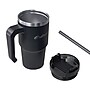 Outdoors Professional Stainless Steel Double-Walled  Tumbler with Straw, 20 oz., Black (OUTD6069)~#|#~761D77C5-1807-441A-869C333690E83189_sc7