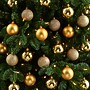 Nearly Natural Holiday Christmas Gold Shatterproof Ornament Set, 2.5", 30/Set (D1055-GL)~#|#~761EA4F2-E73D-4459-ADEA15B99BD5D829_sc7