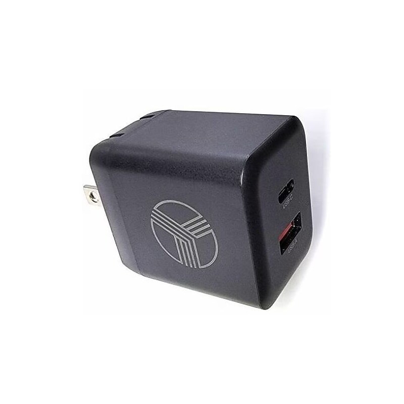 Treblab USB-A/USB-C Wall Charger for Multiple Brands, 35W, Black (CHR-35) image 1