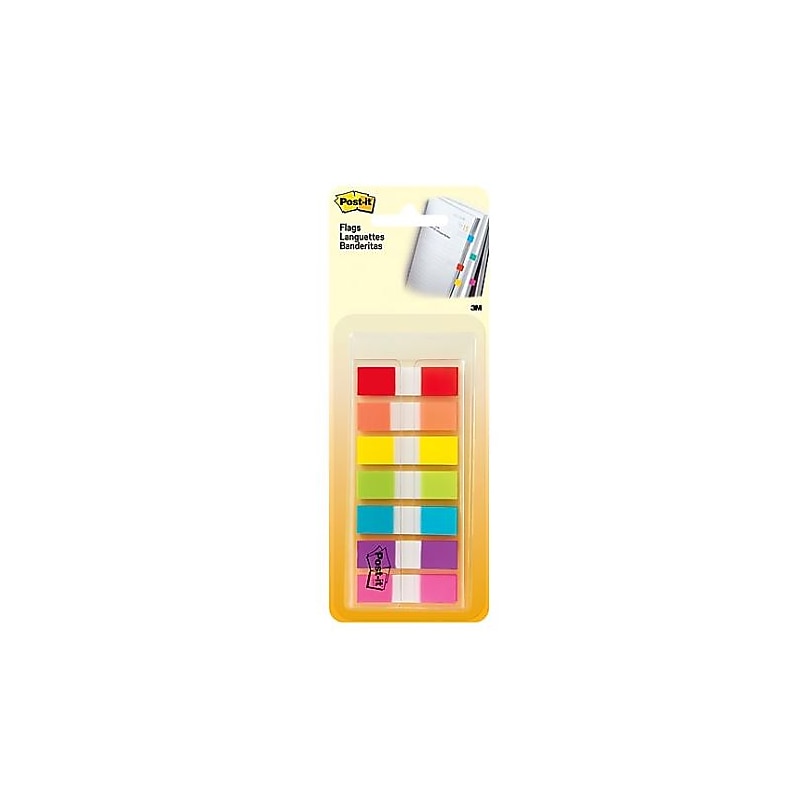 Post-it Flags, .47", Assorted Colors, 190 Flags (683-7CF) image 1