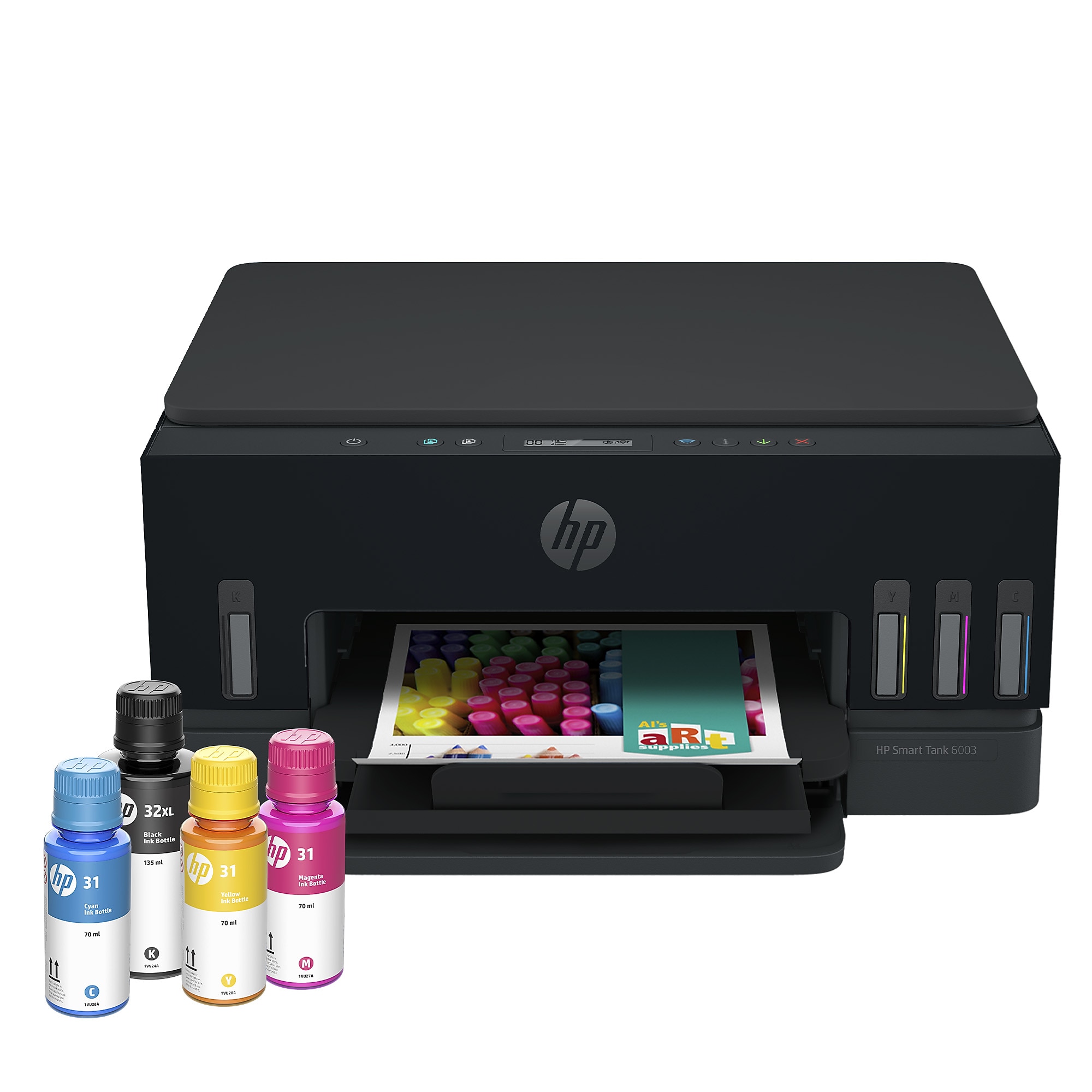 HP Smart Tank 6003 Wireless All-in-One Supertank Printer, Up to 3 Years of Ink Included (D35XXA) Sansujyuku sansujyuku.com
