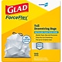 Glad ForceFlex Tall 13 Gallon Drawstring Kitchen Trash Bag, Grey, 100 Total Bags (70427)~#|#~762EC162-4A6D-4A23-BB01E4D36AA802C4_sc7