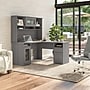 Bush Furniture Cabot 60"W L Shaped Computer Desk with Hutch and Storage, Modern Gray (CAB001MG)~#|#~763512E1-A63E-486A-A503C6161CB349A7_sc7