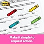 Post-it 'Sign Here' Message Flags, .5" Wide, Assorted Colors, 120 Flags/Pack (684-SH)~#|#~76356DD5-5147-47A0-99D29B1C58F41F2A_sc7