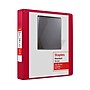 Staples 1 1/2" 3-Ring View Binders, D-Ring, Red (58684)~#|#~763B8B9F-3001-4B1C-80AE03051C7D4BEA_sc7