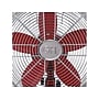 Good Housekeeping 12" Oscillating Desk Fan, 3-Speed, Red/Silver (92611)~#|#~76404444-12BD-4455-ABF58BFA46F278A9_sc7
