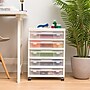 Iris 5-Drawer Storage Cart, White (587684)~#|#~7640EB66-A7FA-4CB0-A36B385BA7E53819_sc7