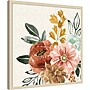 Amanti Art Chic Flowers by Dina June Wood Framed Wall Art Print, 25"W x 25"H (A42679015741)~#|#~76485992-63F4-4165-ABC16998848BD2AC_sc7