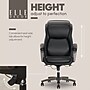 Elle Decor Rivendell AIR Lumbar Ergonomic Faux Leather Swivel Executive Chair, Black (60124-BLK)~#|#~76488487-D097-487E-969A3AB0FE1C7AED_sc7