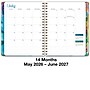 2026-2027 Excello Brands 8.5" x 11" Academic Weekly & Monthly Planner, Paperboard Cover, Rainbow Petals (FSHN-AY26-8511-41)~#|#~76490FF1-2EC9-4A1F-A667D0AAEBF30E48_sc7