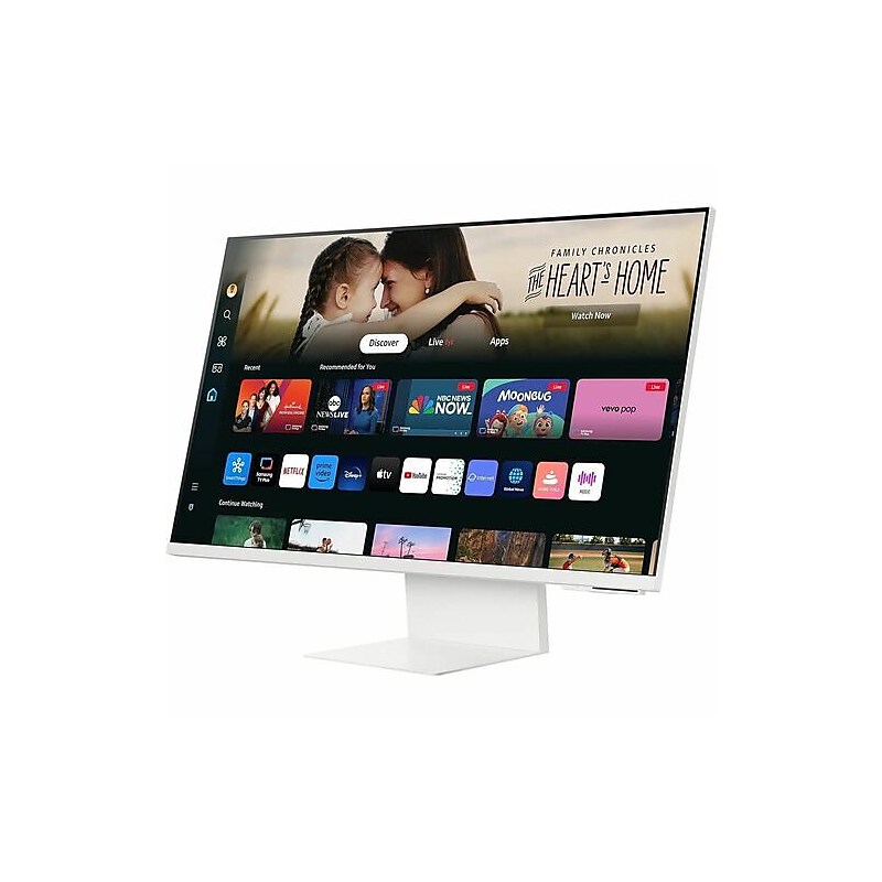 Samsung M80D 32" 4K Ultra HD 60 Hz LCD Monitor, White (LS32DM801UNXZA) image 1