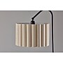 Adesso Caldwell 62"H Black Floor Lamp with Beige Linen Shade (4229-01)~#|#~764F6E25-1C59-48B4-851B780B02FA2A77_sc7