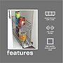 Household Essentials Glidez Steel Organizer, Chrome (HHC20721-1)~#|#~7653C112-AEAA-4938-83614CE3B12940F0_sc7
