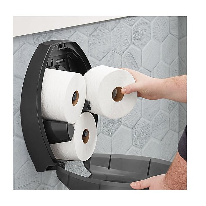 Tork Bath Tissue Roll with OptiCore, Septic Safe, 2-Ply, White