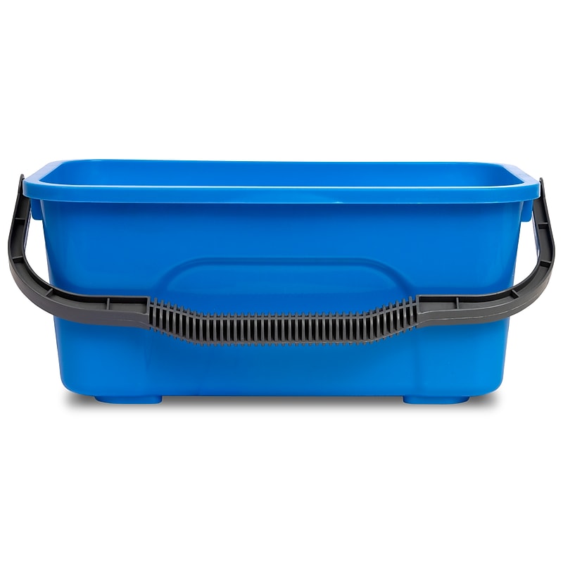 Gritt Commercial Plastic Squeegee Bucket, 3-Gallon, Blue (GRI183) image 1