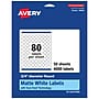 Avery Laser/Inkjet Round Multipurpose Labels, 0.75" Dia, Matte White, 4,000 Labels/Box (94504)~#|#~7661E8E2-9E2A-4B1D-94FA23EB6BD8E912_sc7