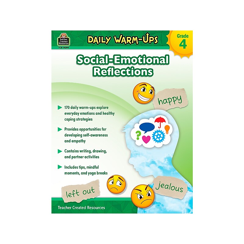 Teacher Created Resources Social-Emotional Reflections Workbook (TCR9099) image 1