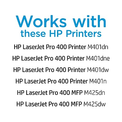 HP 80A Black Standard Yield Toner Cartridge, Prints Up to 2,560 Pages (CF280A) Sansujyuku sansujyuku.com