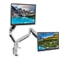 Mount-lt! Height Adjustable Dual Monitor Desk Mount With Gas Spring Arms, Holds 13" to 32" Monitors, Silver (MI-1772)~#|#~76681C72-E99B-4D21-B3D95BE6BC566857_sc7