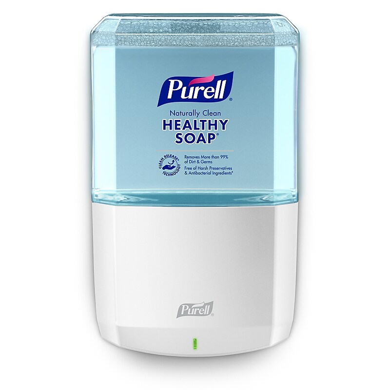PURELL HEALTHY SOAP ES8 Automatic Wall Mounted Hand Soap Dispenser, White (7730-01) image 1