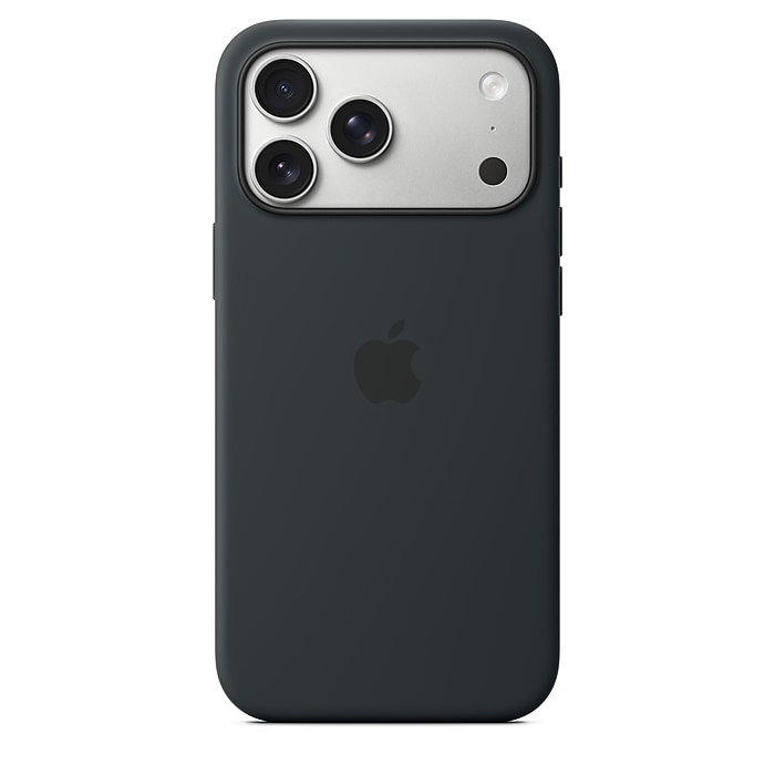 Apple Silicone MagSafe Phone Case for iPhone 17 Pro Max, Black