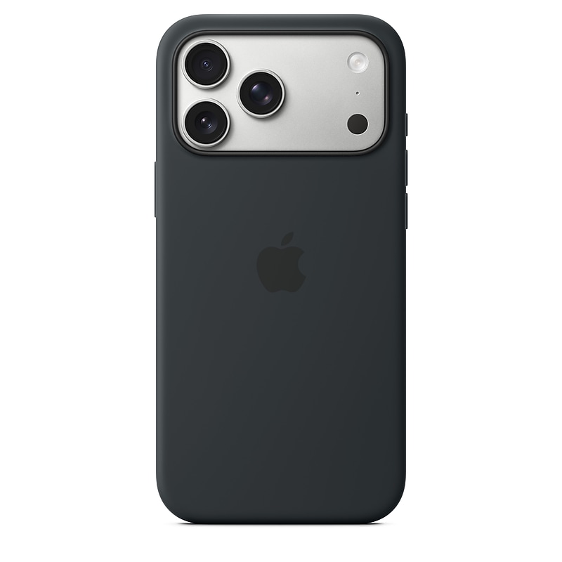 Apple Silicone MagSafe Phone Case for iPhone 17 Pro Max, Black (MGFR4ZM/A) image 1