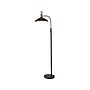 Adesso Patrick 61" Matte Black/Antique Brass Floor Lamp with Cone Shade (3759-01)~#|#~766C8147-EAF6-4DF0-81B88E6883450A85_sc7