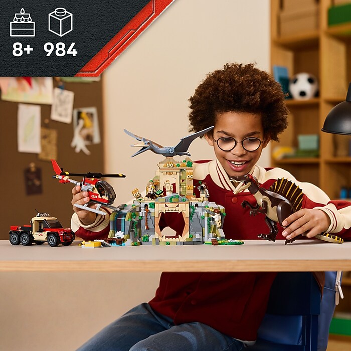 わこ LEGO Jurassic World Spinosaurus & Quetzalcoatlus Air Mission, 984