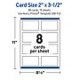 Avery Silver-Navy Matte Blank Card, White, 80/Pack (S00-FJ2)~#|#~766F417A-FE98-4F37-92D83C6A6C165874_sc7