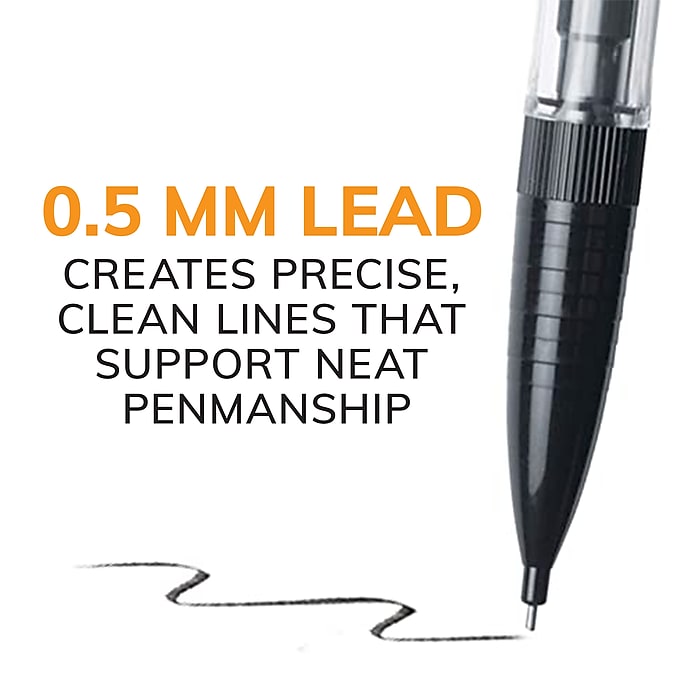 BIC Xtra Precision Mechanical Pencils, 0.5mm, #2 Hard Lead