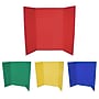 Flipside Tri-Fold Project Boards, 48" x 36", Corrugated Paper, Assorted Colors, 4/Pack (16073)~#|#~766FBF95-5BDE-488F-97DEC905866C6FFD_sc7