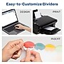 Avery Style Edge Mini Insertable Plastic Dividers, 5 Tabs, Multicolor (11118)~#|#~7670C1C8-994B-4D4E-AFBDDBC8121BAD90_sc7