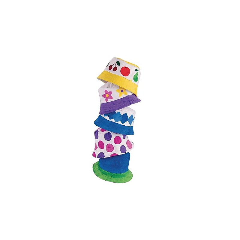 S&S Worldwide Color-Me Bucket Hat Kit, 12/Pack (GP1726) image 1
