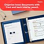 Staples 1 1/2" 3-Ring Better Binder, D-Ring, Navy (ST55855-CC)~#|#~76723910-8B1F-4229-B4FFEC98AFD9D9A7_sc7
