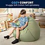 Flash Furniture Cotton Twill Small Dot Kids Bean Bag Chair, Green~#|#~7673DDCF-7808-40F5-9552789BF0A8421E_sc7