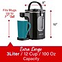 Brentwood 3.17-Qt. 1,100-Watt Digital Glass Instant Hot Water Dispenser with Tea Infuser, Black (KT-2230BK)~#|#~76793290-4714-475E-92B10C72CD07C1B8_sc7