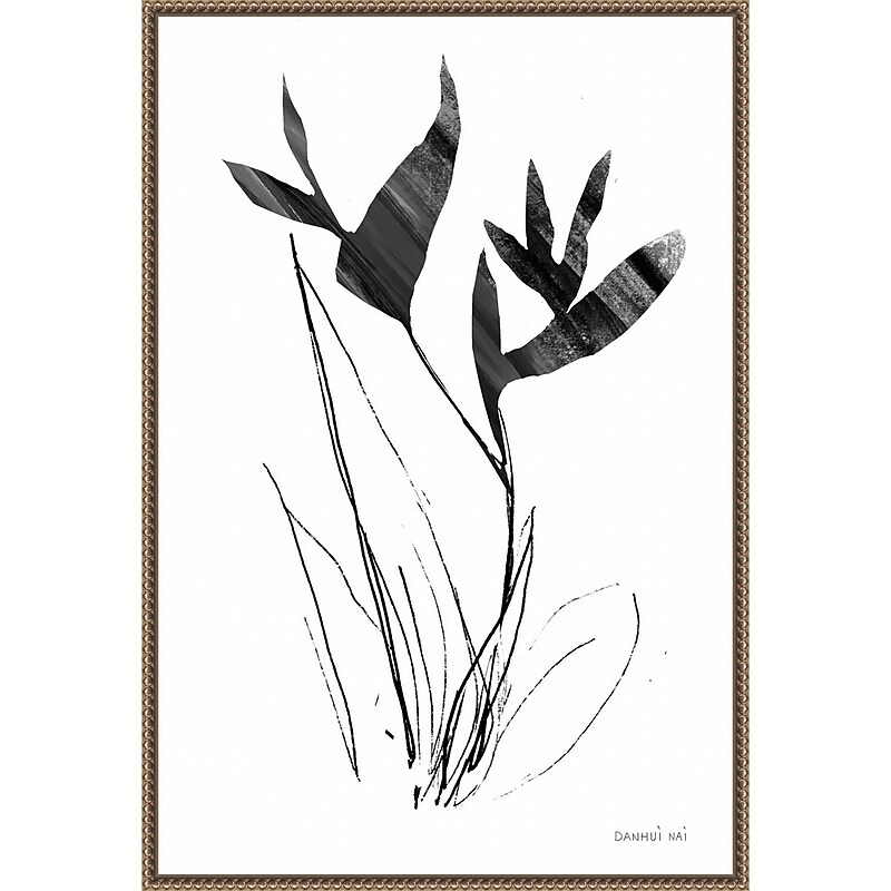 Amanti Art Paradise Botanicals I by Danhui Nai Framed Canvas Wall Art Print, 23" x 33" (A42678302435) image 1