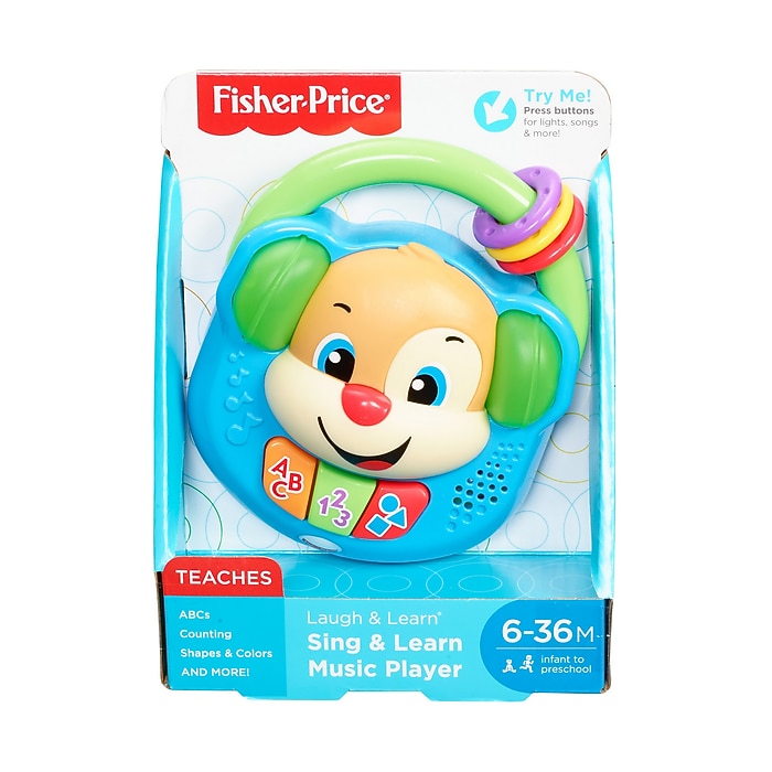 Fisher-Price Laugh & Learn Sing & Learn Music Player, 4/Pack
